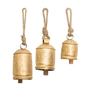 Nuevas Campanas de Metal Dorado con Diseño Personalizado, Pintadas a Mano, Estilo Antiguo, Precio al por Mayor, Día Nacional de la India - Product Image 3