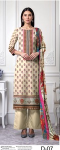 Shalwar kameez pakistaní de muy alta calidad. Shalwar kameez de calidad de exportación para damas. Trajes estampados de algodón/lino pakistaní. - Product Image 2