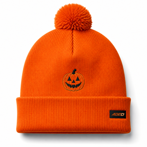 Spooky Season Beanie Knit Skull <b>Cap</b> Jack O Lantern Witch Hat Fleece Lined Warm <b>Winter</b> <b>Cap</b> Men Women Bulk Order Factory - Product Image 2