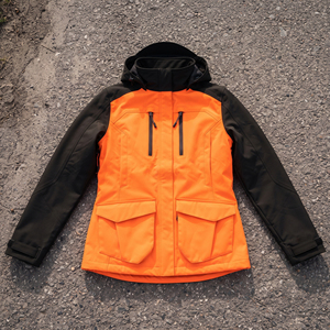 Vestes de chasse personnalisées pour femmes, avec poche poitrine, fermeture éclair, manches longues, sweat à capuche de chasse, coupe-vent pour femmes, veste de chasse pour femmes - Product Image 6