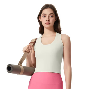 Custom Ladies Sublimated Tank Tops 2025 Polyester Front Logo Eco-Friendly Breathable Crew Neck Sleeveless Sublimation <b>Singlet</b> - Product Image 5
