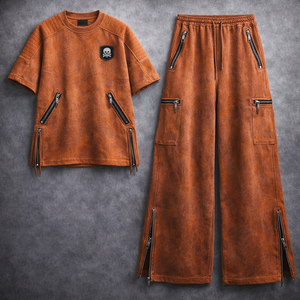 Chándal de Invierno Unisex Personalizado Inspirado en Motociclistas, Tejido de Forro Polar Transpirable, con Sudadera con Capucha, Camiseta y Estilo Urbano - Product Image 3