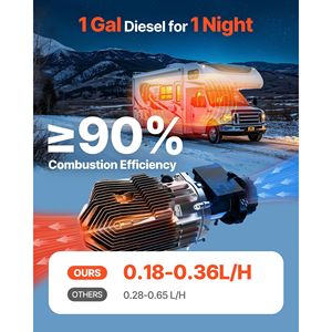 8 kW DC 12-24 V blu LCD interruttore Diesel riscaldatore di parcheggio riscaldatore aria Diesel stufe a Gas categoria di prodotto - Product Image 2