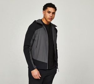 Chaqueta de Invierno para Hombre, Impermeable, Cortavientos, Estilo Urbano, con Capucha, Cierre de Cremallera, Ligera, para Exteriores, con Bordado - Product Image 4