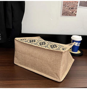 Handmade Natural Jute Ladies Purse Durable Eco Friendly Fashion Bag for Women - Product Image 6