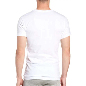 Premium Men's Solid <b>White</b> Crew Neck T-Shirt | 100% Cotton Casual Short Sleeve <b>Tee</b> | Slim Fit Quick Dry Breathable Anti-shrink - Product Image 4