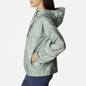 Women <b>Lightweight</b> Waterproof Windbreaker <b>Jacket</b> Hooded Outdoor Floral Print Sportswear Breathable Windproof <b>Rain</b> Coat Outerwear - Product Image 4