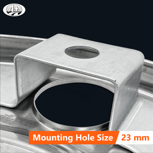 Protector de Rueda de Acero Inoxidable T304 para Camiones/Autobuses de 225 mm con Barra Transversal para Protección de Ruedas de Acero - Product Image 4