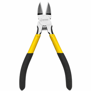 Precision Stainless Steel Flush Cutter 6.5 Inch <b>Wire</b> Cutting Pliers Spring Loaded Side Cutter for Jewelry <b>Craft</b> Electronics - Product Image 1