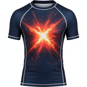 Rashguard sublimé premium pour hommes, femmes et enfants, MMA, BJJ, Jiu-Jitsu, entraînement sans kimono, t-shirt de compression durable, sur mesure, vente en gros - Product Image 4