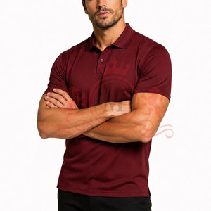 Premium <b>Burgundy</b> Polo <b>Shirt</b> Modern Design Soft Cotton Fabric Comfortable Fit Breathable Short Sleeve Daily Wear - Product Image 4