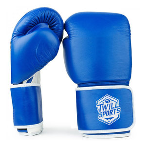 Nouveaux gants de boxe professionnels en cuir imperméables de haute qualité avec sangle de poignet réglable et options personnalisables - Product Image 1