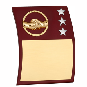 Best Skills Wooden Metal Momentos Custom Square Shaped Recognition <b>Plaque</b> Premium Excellence Award For Office And School Rituals - Product Image 1