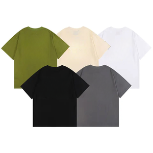 Camiseta de Algodón 100% de Alta Calidad, Estilo Verano, Estampado de Espuma, Camiseta con Diseño de Velocidad de la Luz y Planeta Roto para Hombre - Product Image 5