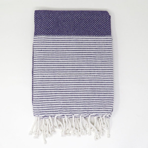 Artistic <b>Turkish</b> Hammam Fouta <b>Towel</b> With Pattern And Handmade Fringes Durable Quick Dry Beach Fouta <b>Towel</b> - Product Image 5