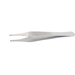 Pinces chirurgicales dentelées professionnelles de 5,5 pouces de long et forceps de pansement en acier inoxydable – Instruments chirurgicaux personnalisés - Product Image 1