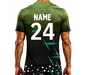 Tenue de football unisexe haut de gamme en polyester 100 % imprimé par transfert thermique, personnalisable pour club et équipe, avec logo sur mesure - Product Image 3