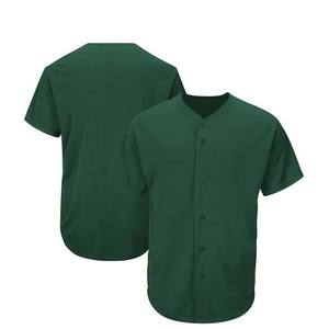 Custom Black Baseball Jersey Men's Short Sleeve V-Neck Breathable Polyester Team Uniform Sublimated Print Adult Size Quick Dry - Product Image 6