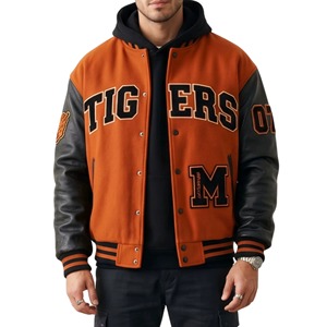 Nueva Chaqueta Universitaria Casual de Invierno para Hombre, Unisex, con Botones, Resistente al Viento, Impermeable, Transpirable, de Secado Rápido, Servicio OEM, Colores Personalizados - Product Image 5