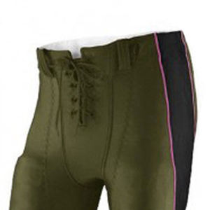 Uniforme de Fútbol Americano Sublimado Personalizado, Conjunto de Pantalones y Camiseta Verde Oscuro para Hombre, Cuello en V, Malla, Manga Corta, Absorbe la Humedad - Product Image 4