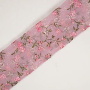 Tela de Lujo con Bordado Malty, Malla de Poliéster Transpirable con Patrón Floral para Vestidos de Novia y Fiesta - Product Image 5