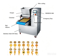 Machine à hamburgers électrique automatique en acier inoxydable 4000 P/H