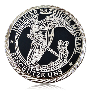 Moneda de recuerdo de esmalte duro estampado de cobre - Product Image 3