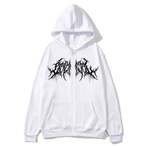 Sudadera con Capucha de Alta Calidad para Hombre, 100% Algodón, Anti-Pilling, con Estampados Gráficos, Estilo Hip Hop, Otoño 2026 - Product Image 2