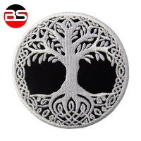 Offre Spéciale Nouveau Design Patch Brodé Adhésif Bordure Merrow Couleur Personnalisée Tissu Léger et Durable Prix Raisonnable Burhan