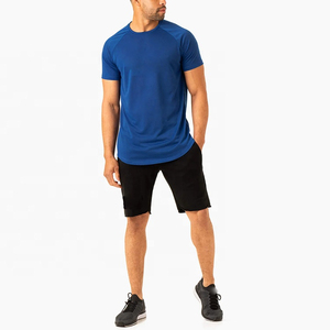 Wholesale Lightweight Sport Loose Fit Raglan Shoulder Neck T-Shirt Soft Front Curved Hem 100% polyester Formal Eco-Friendly Men - Product Image 2