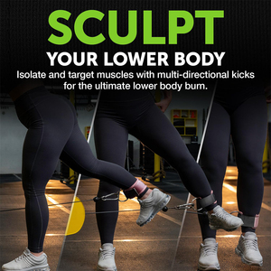 New Arrival Wholesale <b>Adjustable</b> Double <b>Ring</b> Closure D <b>Ring</b> Ankle Strap for Weight Lifting Gym Breathable Eco-Friendly 2026 - Product Image 2