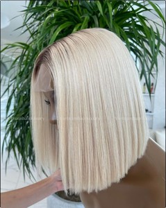 Best Price <b>Blonde</b> Double Drawn Cuticle Aligned Raw Curly Remy Hair <b>Extensions</b> Single Weft <b>Ponytail</b> Human Hair - Product Image 1