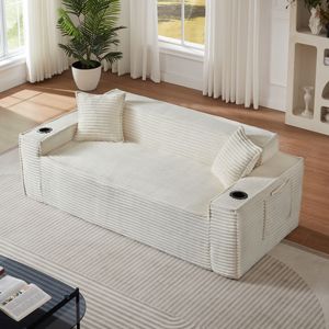 Divano Moderno a 3 Posti Senza Struttura per Spazi Compatti, Facile da Usare e Senza Necessità di Montaggio, per Appartamenti, Uffici e Case - Product Image 3