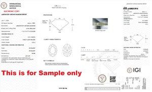 Diamante CVD de 2.00CT, corte Moval, color marrón elegante, certificado por IGI, cultivado en laboratorio, pulido a mano en India, para la fabricación de joyas y anillos. - Product Image 5