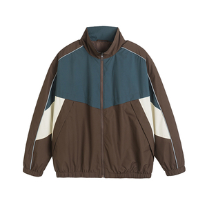 Chaqueta Cortavientos Unisex Personalizada al por Mayor, Impermeable, con Cuello Mandarín y Capucha, Estilo Motociclista Urbano - Product Image 5