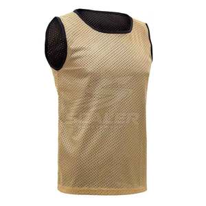 Chalecos de entrenamiento de fútbol profesionales con material de malla transpirable para entrenamiento de equipos y práctica de partidos. - Product Image 2