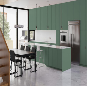 ตู้ครัวสำเร็จรูปสไตล์ยุโรปแบบกำหนดเองของ JY Project ชุดเต็ม ตู้ไม้โมเดิร์นแบบโมดูลาร์ ผลิตจากโรงงานในเวียดนาม คุณภาพสูง - Product Image 1