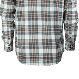 เสื้อเชิ้ตผู้ชายผ้าแฟลนเนลสีพื้น แขนยาว คอจีน สไตล์ลำลอง สำหรับฤดูร้อน ผ้าฝ้าย 100% ผ้าถักกันยับ แห้งเร็ว ระบายอากาศได้ดี ไซส์ 6XL - Product Image 5