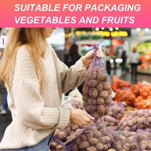 Reusable Mesh Produce Bags <b>Egg</b> Hatching Bags Washable Breathable Fruit Net Stretchable Mesh Netting <b>Storage</b> for Seafood - Product Image 6