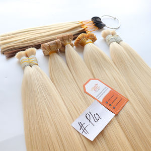 มัดผมเรีมีผมตรงนุ่มนุ่มสลวยสีบลอนด์ผมมนุษย์เวียดนาม - Product Image 3