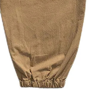 กางเกงคาร์โก้ผ้าแคนวาสน้ำหนักเบาสำหรับผู้ชายขายส่ง พร้อมกระเป๋า กางเกงวอร์มและกางเกงแทรคแบบสั่งทำ - Product Image 5