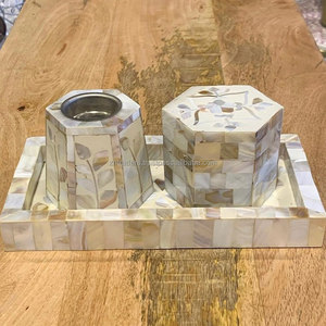 Élégance arabe fait à la main nacre Mabkhara brûleur décoratif coquille incrustation porte-encens pour mosquées décor de parfum de maison - Product Image 6