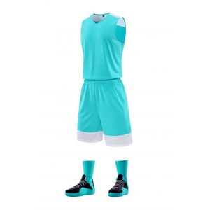 Direct Manufacturer Custom Adult Basketball Jersey Printed Breathable Quick Dry 100% Polyester Basketball Uniform Set - Product Image 2