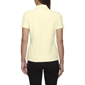 Polo à col rabattu avec logo imprimé DTF personnalisé, tissu respirant Dry Fit, vêtements de golf performants, polo pour femmes - Product Image 5