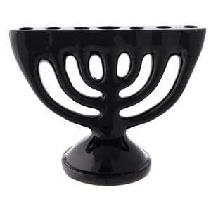 New Arrival Brass Menorah Modern Jewish <b>Candle</b> Holder Elegant Hanukkah Menorah for Festival Events Decorative Display Religious - Product Image 1