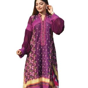 Dernier Designer Fab Zone Faux Georgette Broderie Séquence Imprimé Travail Salwar Costume Haute Qualité Indien Ethnique Saree Parties - Product Image 1