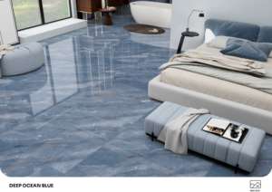 Dalle de porcelaine contemporaine polie et brillante 600x1200mm 60x120cm 24x48 pouces, grande surface décorative pour projets de luxe - Product Image 2