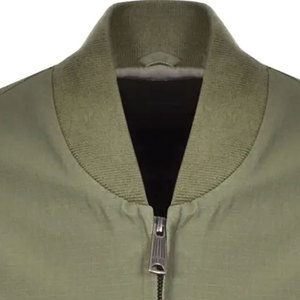 Blouson bomber homme uni, fermeture éclair intégrale, qualité supérieure, léger, pour l'hiver, à prix avantageux - Product Image 3