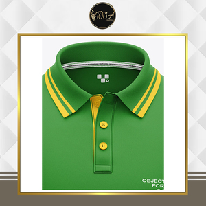 เสื้อยืดคอปกผู้ชาย แขนสั้น ผ้าฝ้ายปิเก้คุณภาพสูง 100% สไตล์หรูหรา ใส่สบายสำหรับฤดูร้อน ขายส่ง - Product Image 2