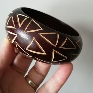 Modern Handmade Wooden <b>Wrap</b> Bangle For Party Festive <b>Wedding</b> Customized Wrist Bangle Boho Fashion Jewelry Wooden Cuff & Bracelet - Product Image 4